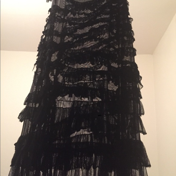 Jean Paul Gaultier Dresses & Skirts - Jean Paul Gaultier Ruffles black nylon goth Lolita